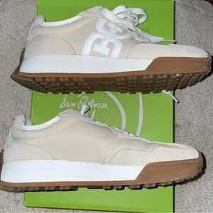 Sam Edelman Cream Sneakers
